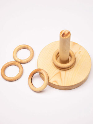 Wooden Ring Stacking